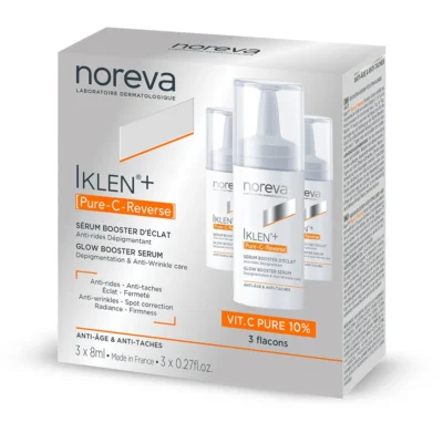 Noreva Iklen+ [Pure-C-Reverse] Sérum Booster d’Éclat Lot de 3 x 8ml
