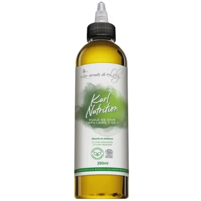 Les Secrets De Loly Kurl Nutrition Huile De Soin Capillaire 3en1 Flacon 250ml