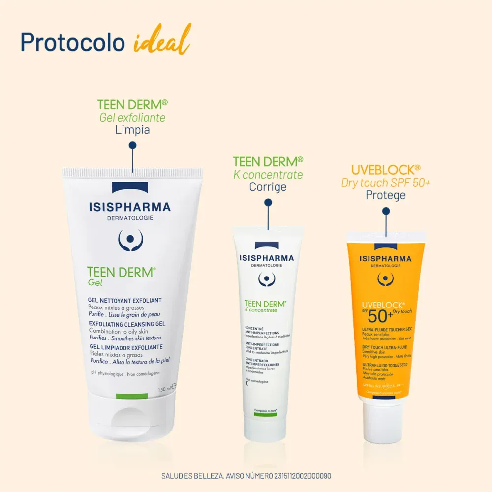 Isispharma uveblock ultra-fluide toucher sec spf50+ 40ml