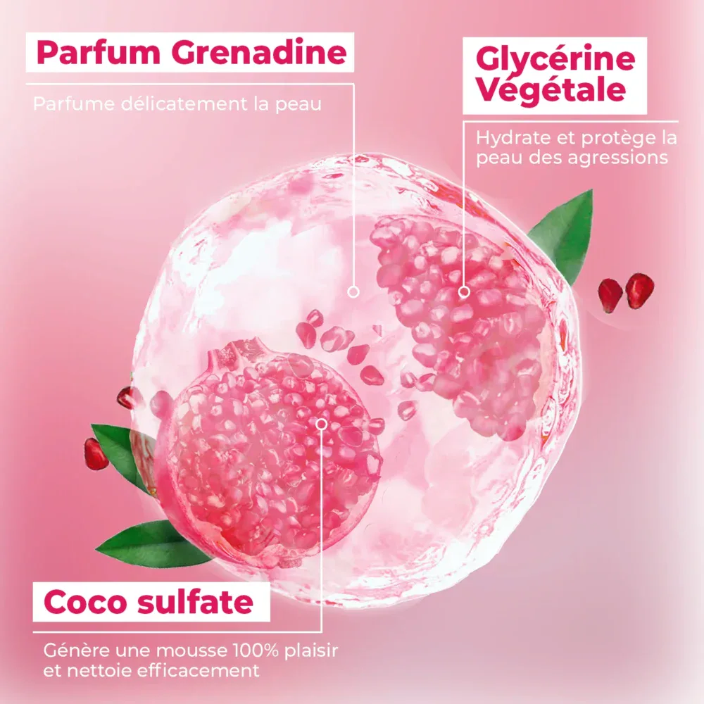 Energie fruit gel douche grenadine exquise 500ml