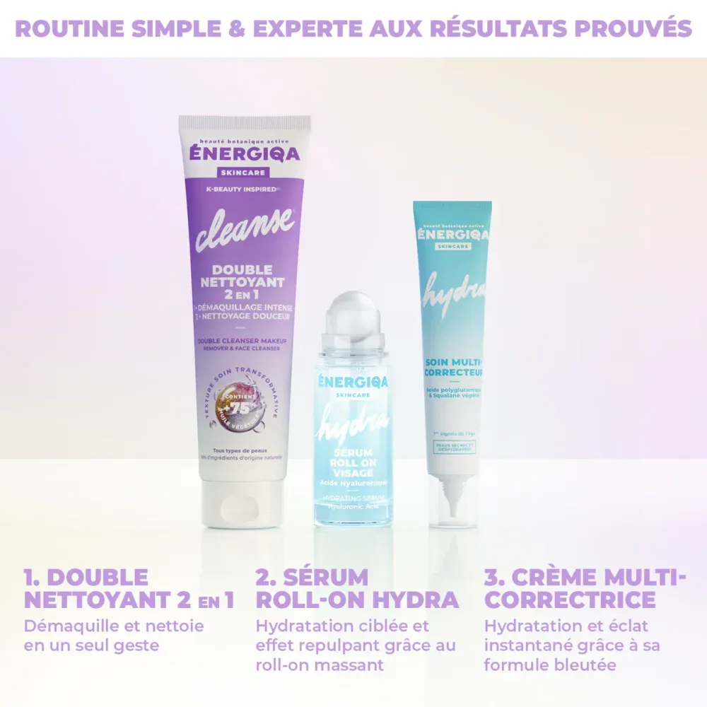Energie fruit energiqa cleanse double nettoyant 2en1 140ml