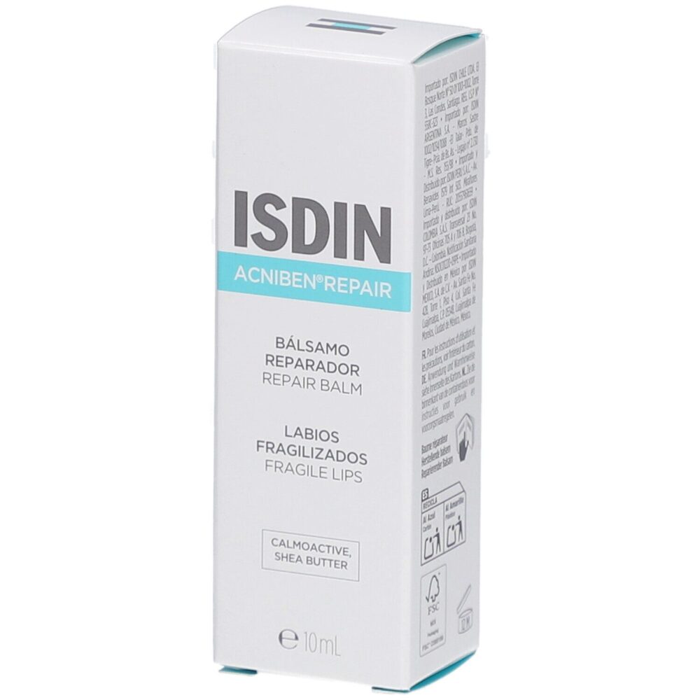 Isdin acniben baume à lèvres réparateur 10ml