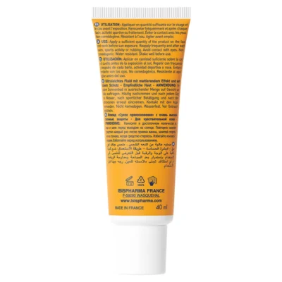 Isispharma Uveblock Ultra-Fluide Toucher Sec SPF50+ 40ml
