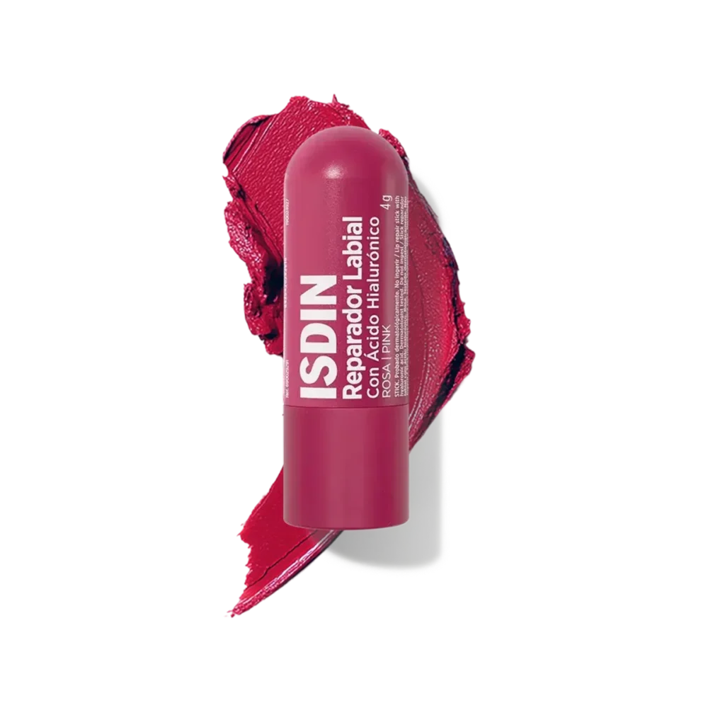 Isdin stick réparateur lèvres teinte rose 4g