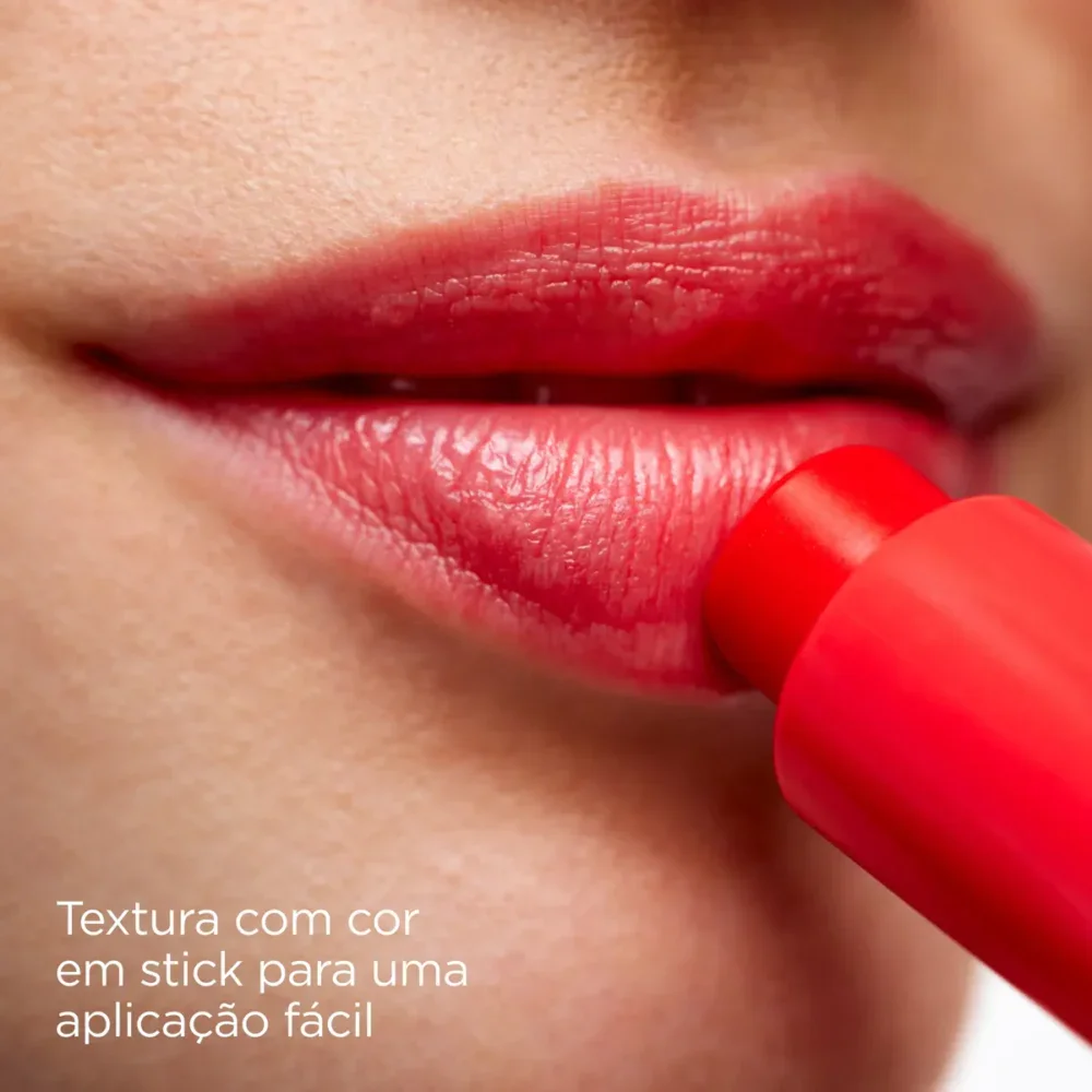 Isdin stick réparateur lèvres teinte rouge 4g