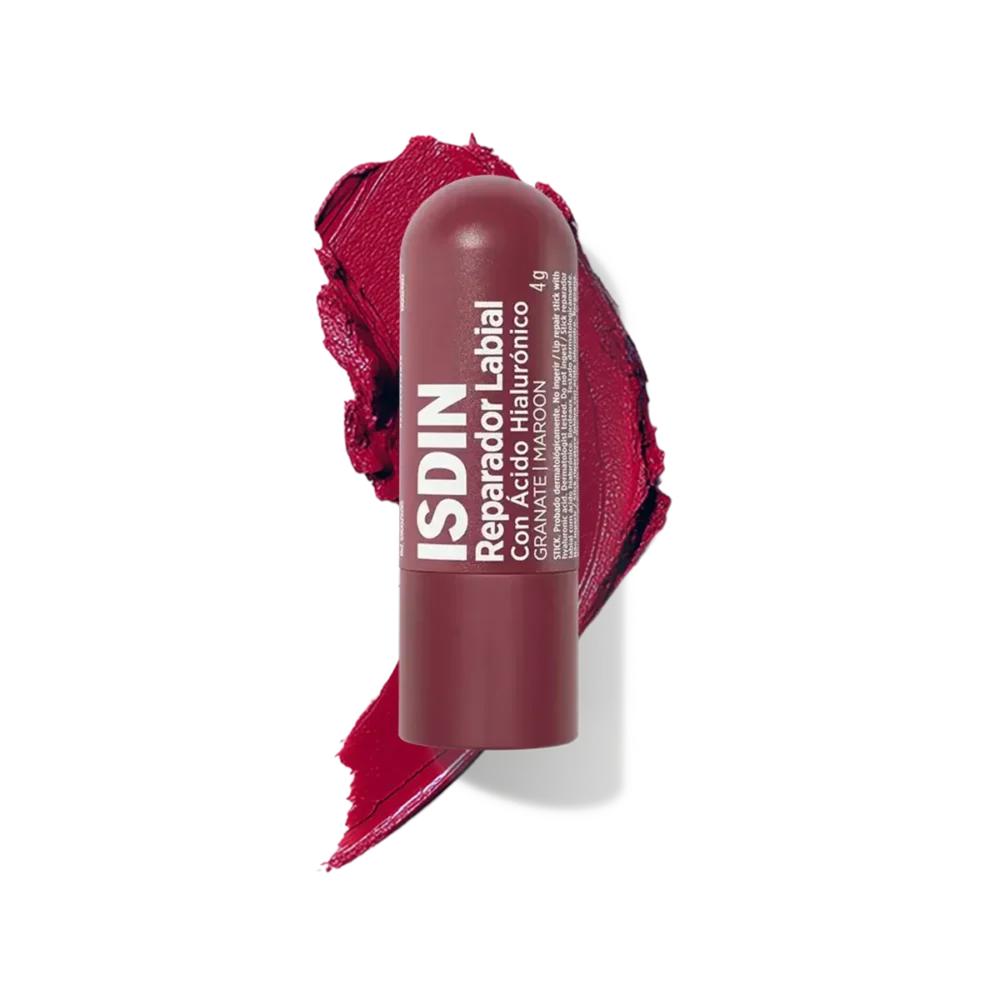 Isdin stick réparateur lèvres teinte bordeaux 4g