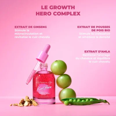 Les Secrets de Loly Sérum Anti-Chute Croissance et Densifiant Kurl Hero 50ml
