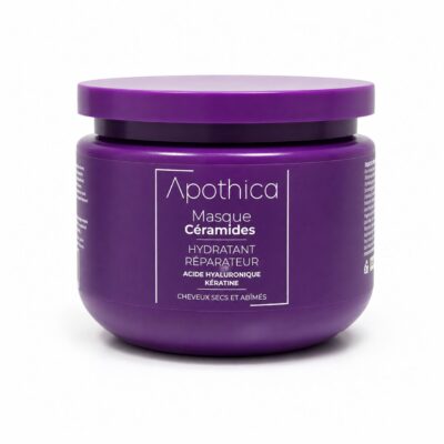 Apothica Masque Réparateur aux Céramides, Acide Hyaluronique & Kératine Végétale 400ml