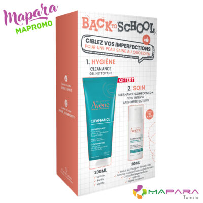 Avene Cleanance Back To School : Comedomed+ 30ml + Gel Nettoyant 200ml Offert