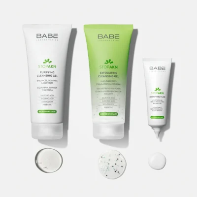 Babe Stop AKN Gel Nettoyant Exfoliant 200ml