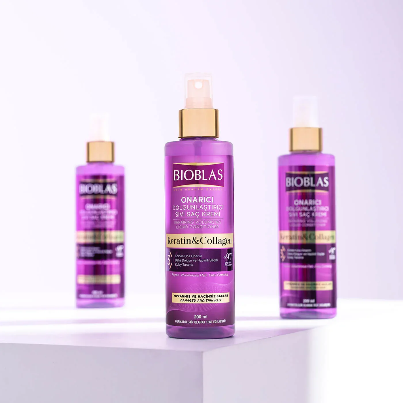 Bioblas après shampoing liquide collagène et kératine 200ml Bioblas après shampoing liquide collagène et kératine 200ml