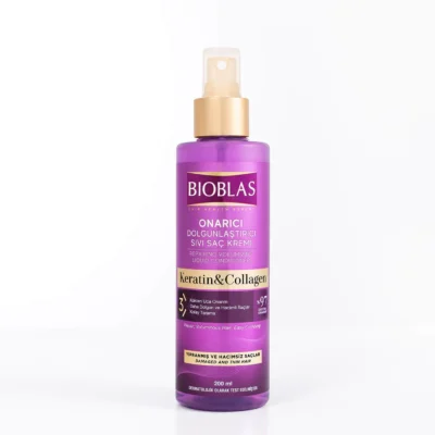 Bioblas Après Shampoing Liquide Collagène et Kératine 200ml