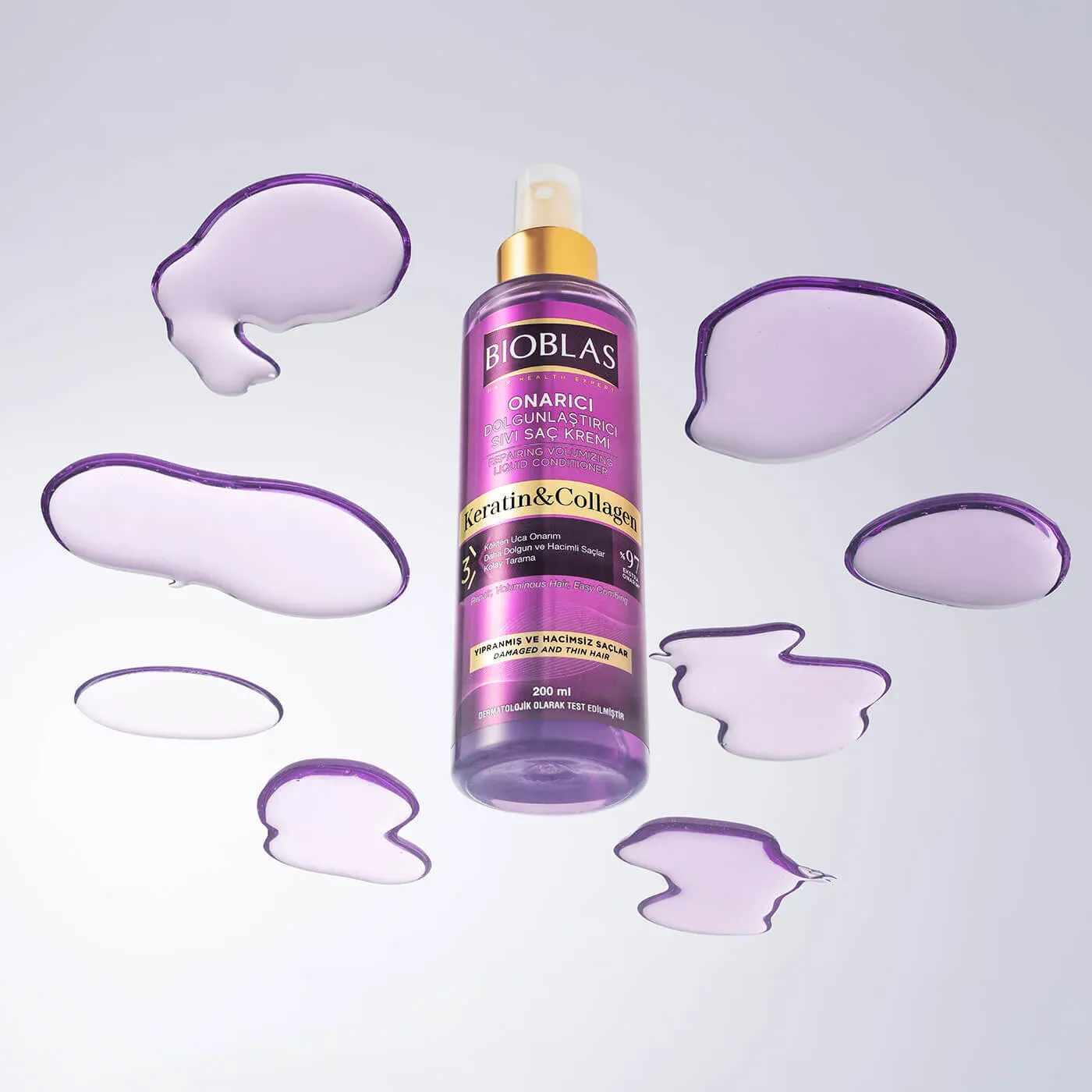Bioblas après shampoing liquide collagène et kératine 200ml Bioblas après shampoing liquide collagène et kératine 200ml