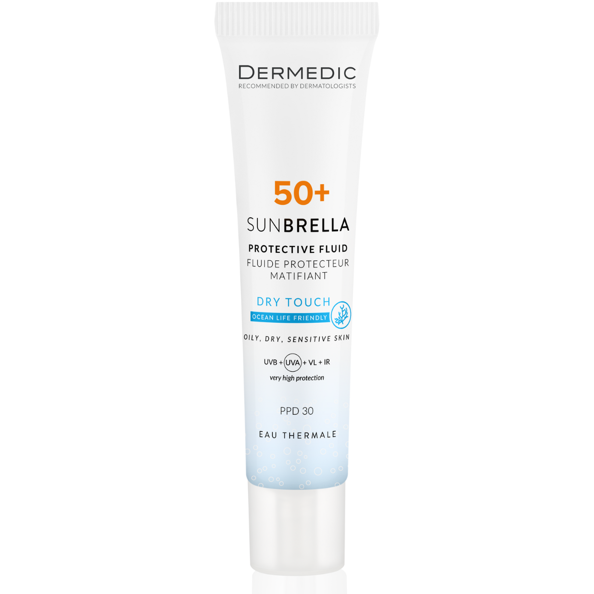 Dermedic sunbrella fluide protecteur matifiant spf50+ 40ml Dermedic sunbrella fluide protecteur matifiant spf50+ 40ml
