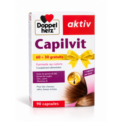 Aktiv Capilvit 90 Capsules (60 + 30 Gratuit)