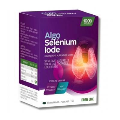 Eden Life AlgoSélénium Iode 30 Comprimes