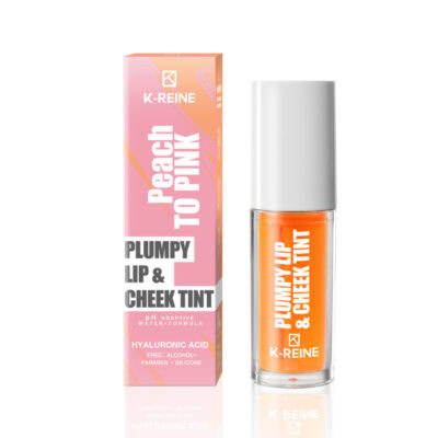 K-Reine Plumpy Lip Cheek Tint Peach To Pink 6ml