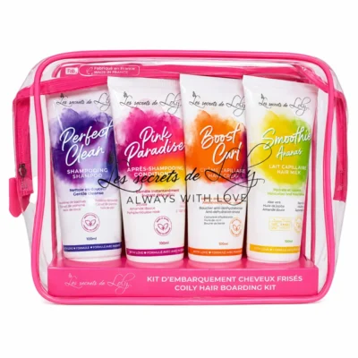 Les secrets de loly travel kit routine cheveux frisés