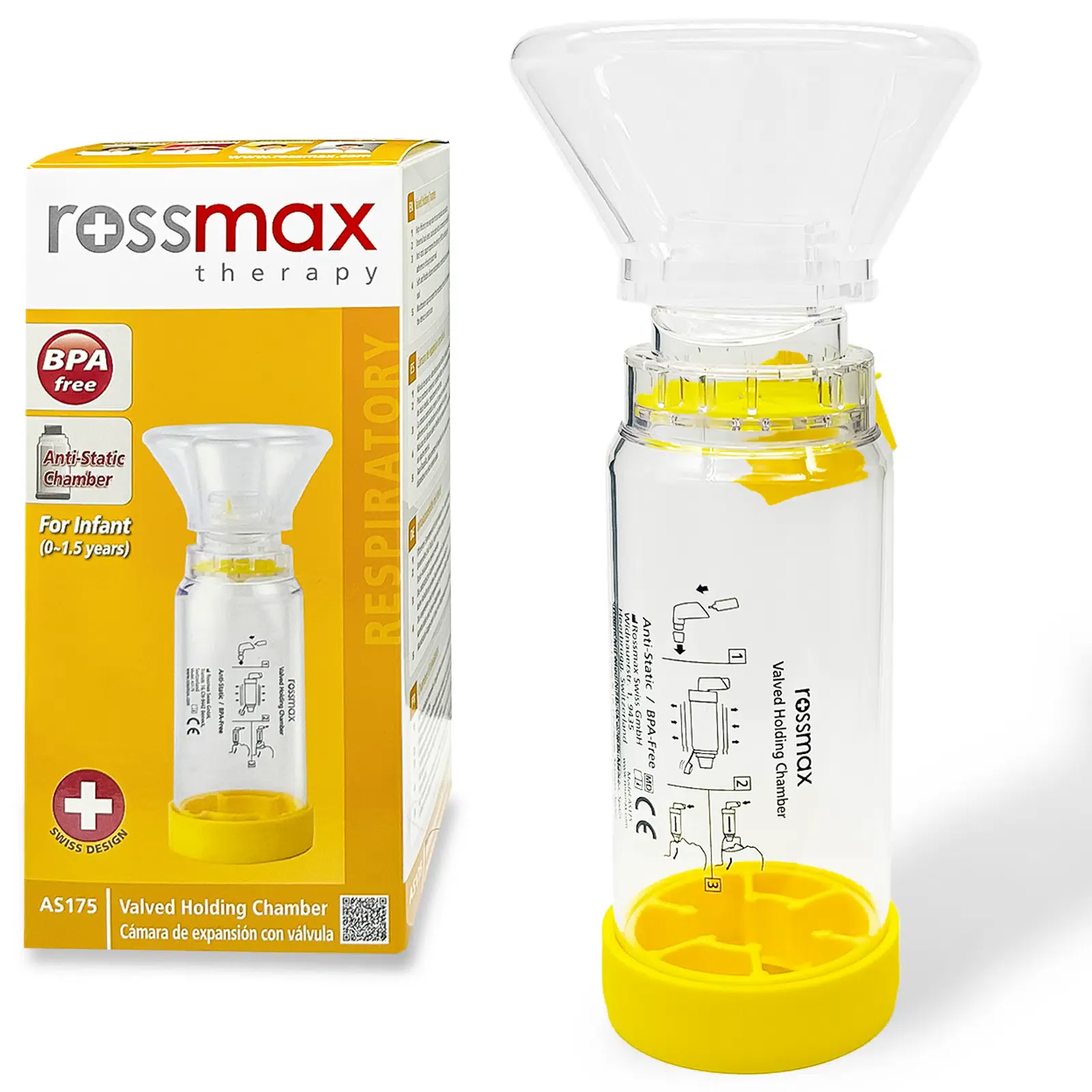 Rossmax chambre inhalation nourissons as175 0 à 1. 5 ans Rossmax chambre inhalation nourissons as175 0 à 1. 5 ans