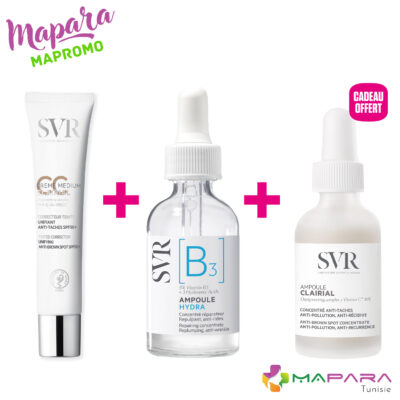 Svr pack expert unifiant clairial cc crème + ampoule b3 + ampoule clairial offerte