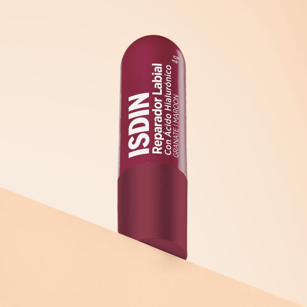 Isdin stick réparateur lèvres teinte bordeaux 4g