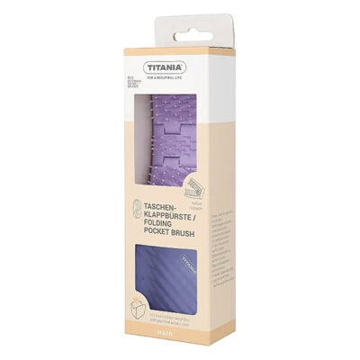 Titania Brosse à Cheveux Pliable Compacte avec Etui 1778