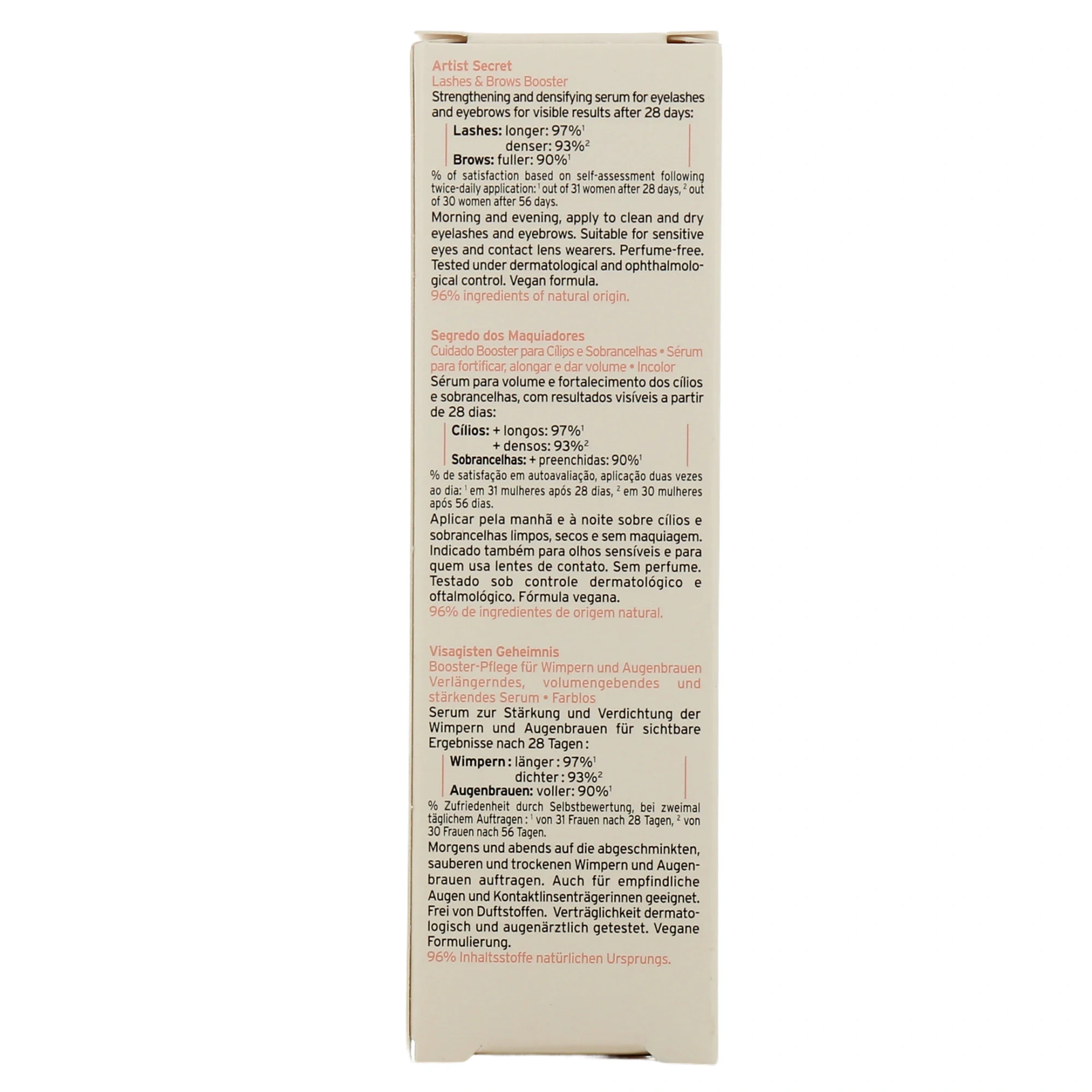 Embryolisse secret de maquilleurs soin booster cils et sourcils 6,5ml Embryolisse secret de maquilleurs soin booster cils et sourcils 6,5ml