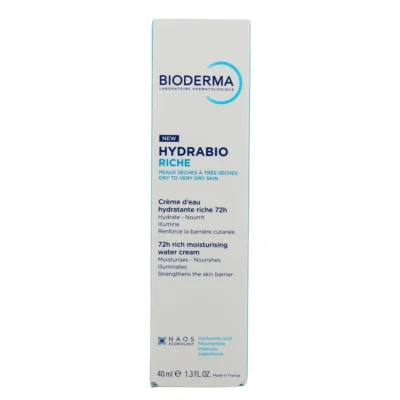 Bioderma Hydrabio Crème d'Eau Hydratante Riche 72H 40ml