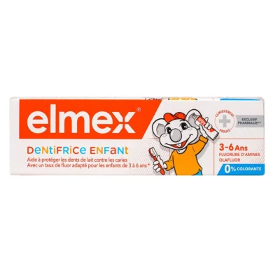 Elmex Dentifrice Enfant 3-6 ans 50ml