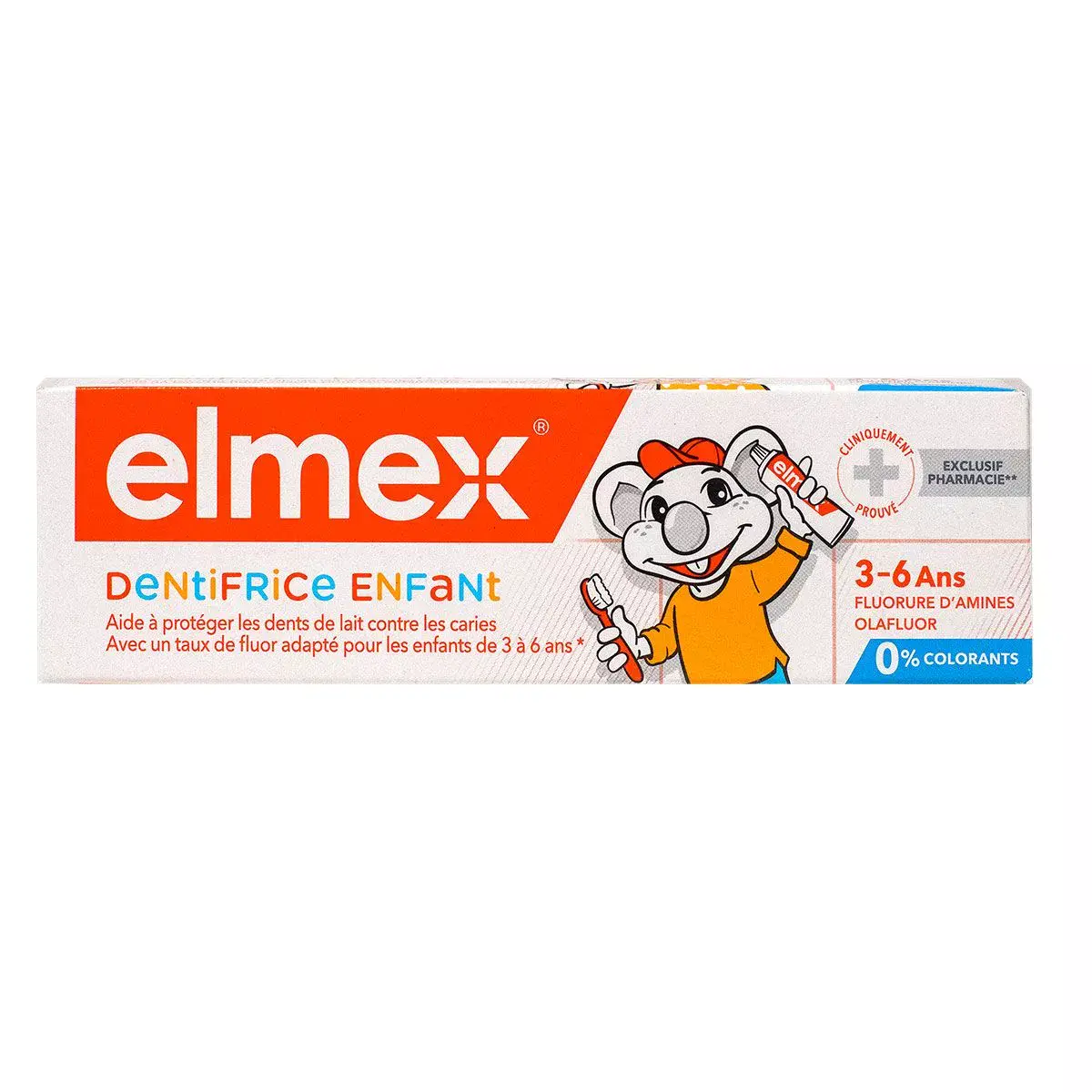 Elmex dentifrice enfant 3-6 ans 50ml Elmex dentifrice enfant 3-6 ans 50ml