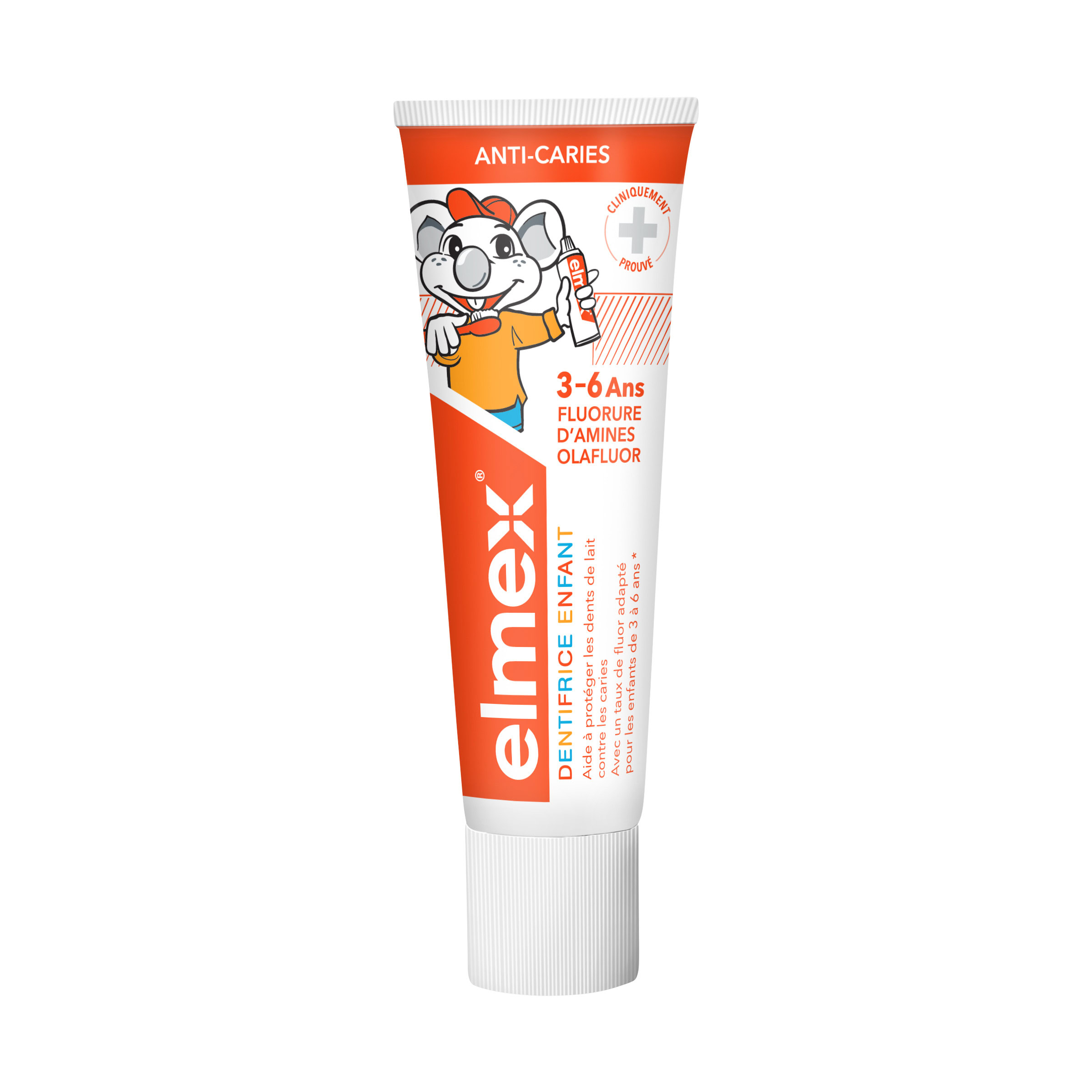 Elmex dentifrice enfant 3-6 ans 50ml Elmex dentifrice enfant 3-6 ans 50ml