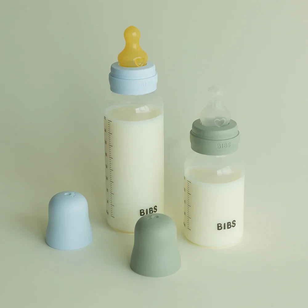 Bibs set évolutif 2 biberon pp sans bpa 150ml/270ml avec tétines en latex - ivory Bibs set évolutif 2 biberon pp sans bpa 150ml/270ml avec tétines en latex - ivory