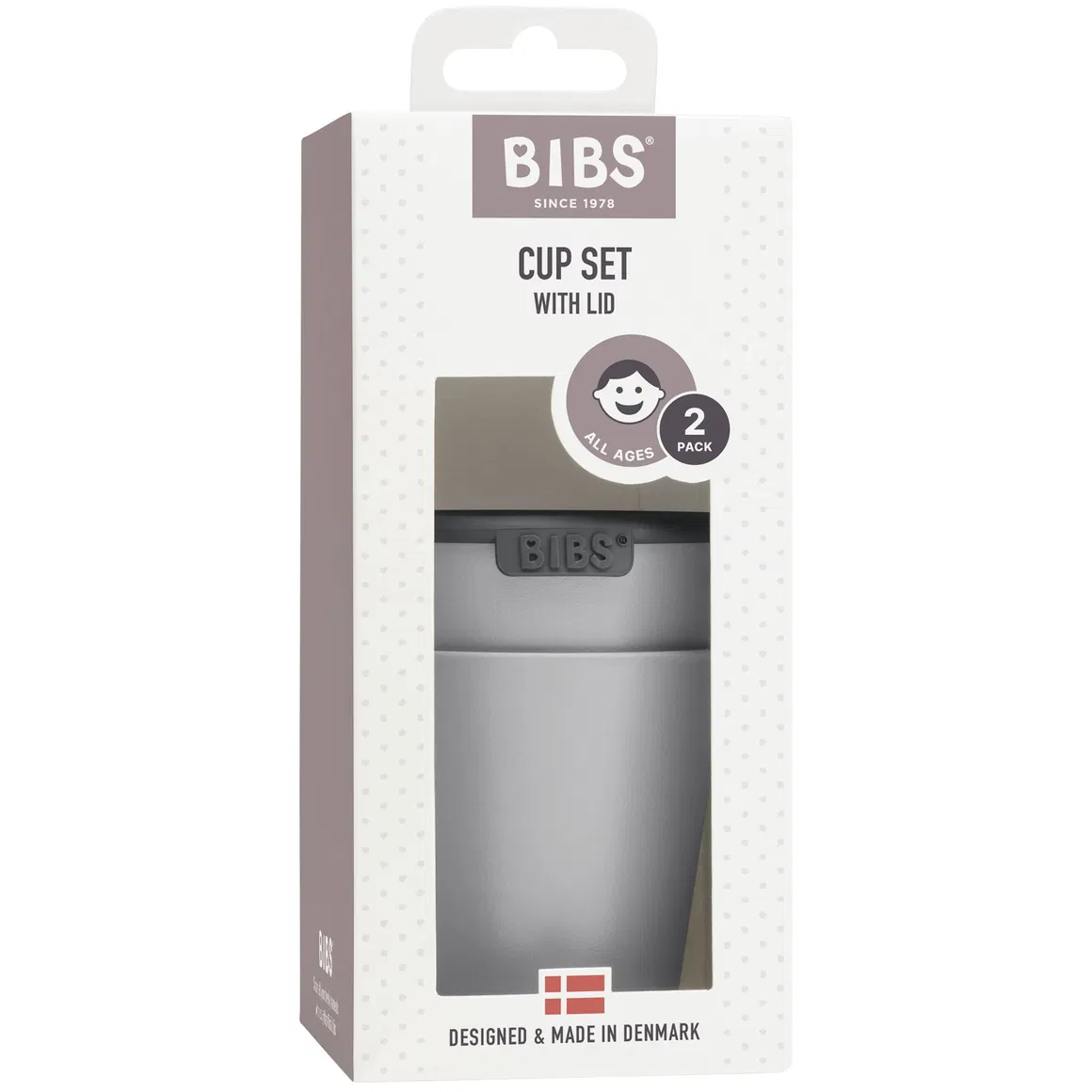 Bibs set de gobelets cloud lot de 2 Bibs set de gobelets cloud lot de 2