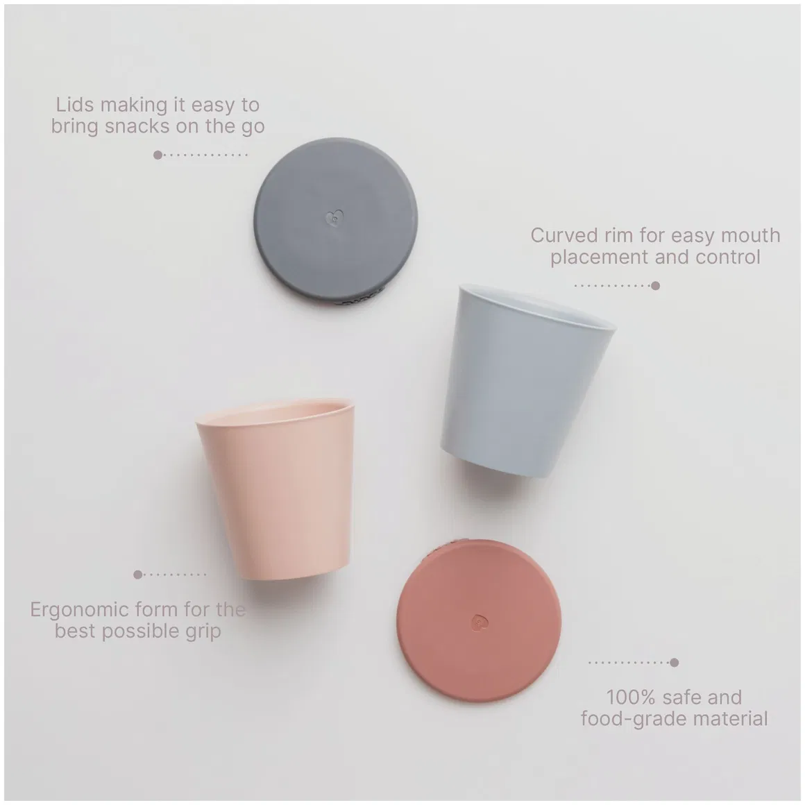 Bibs set de gobelets cloud lot de 2 Bibs set de gobelets cloud lot de 2