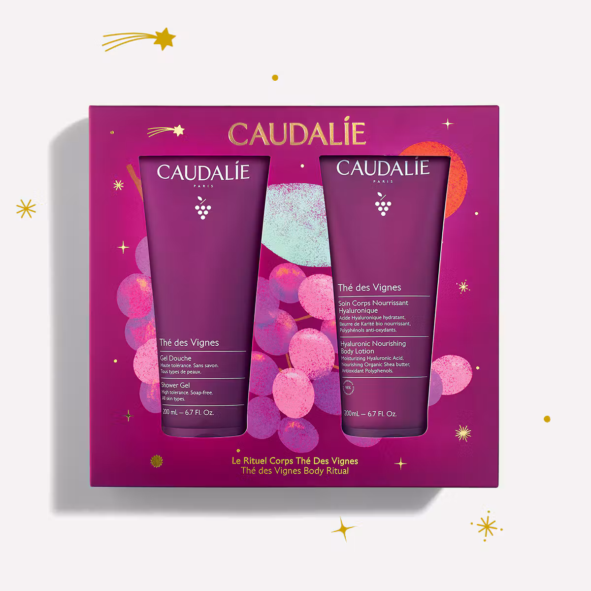Caudalie le rituel corps thé des vignes Caudalie le coffret rituel corps thé des vignes