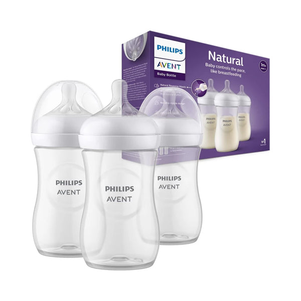 Avent natural response lot de 3 biberons de 260 ml Avent natural response lot de 3 biberons de 260 ml