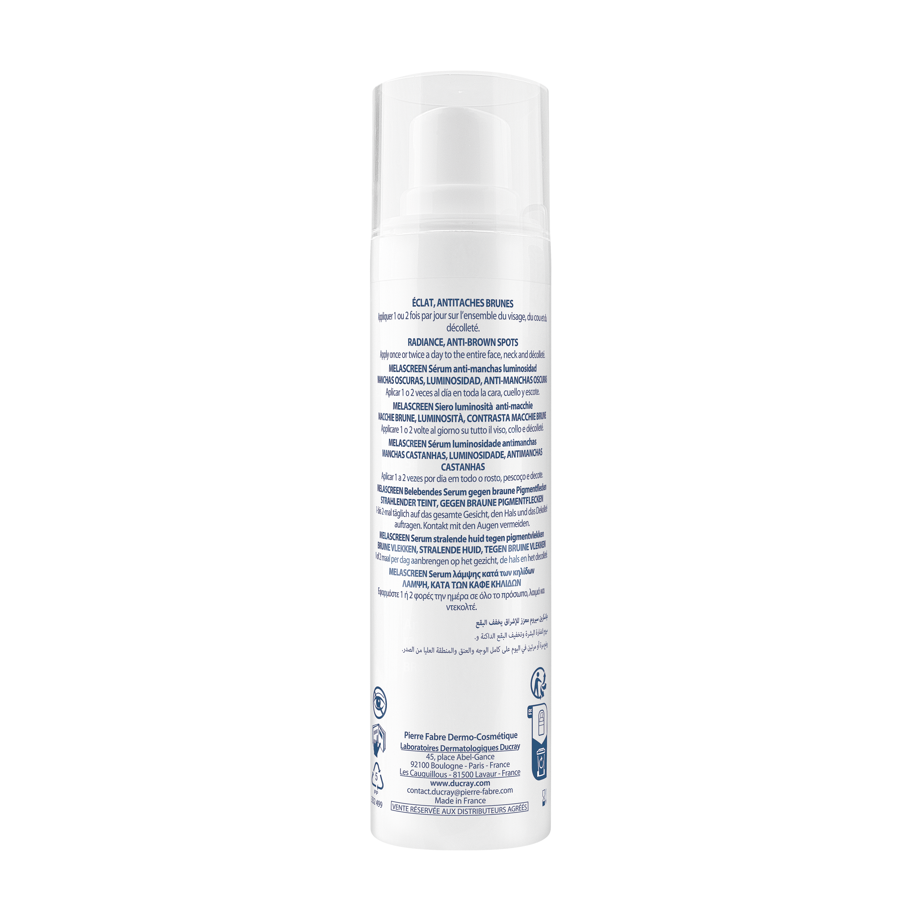 Ducray melascreen sérum antitaches éclat 40ml Ducray melascreen sérum antitaches éclat 40ml