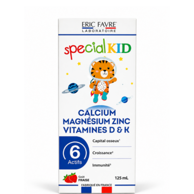 Eric Favre Special Kid Sirop Calcium, Magnésium, Zinc, Vitamines D &K 125ml