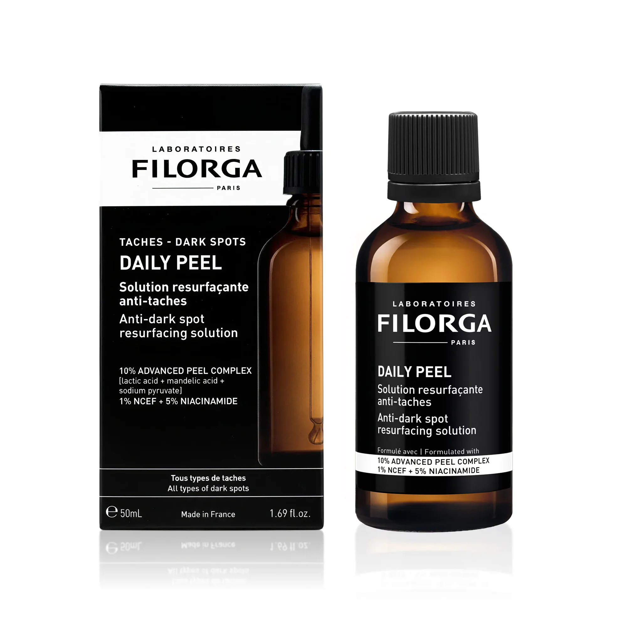 Filorga daily peel solution resurfaçante anti-taches 50ml Filorga daily peel solution resurfaçante anti-taches 50ml