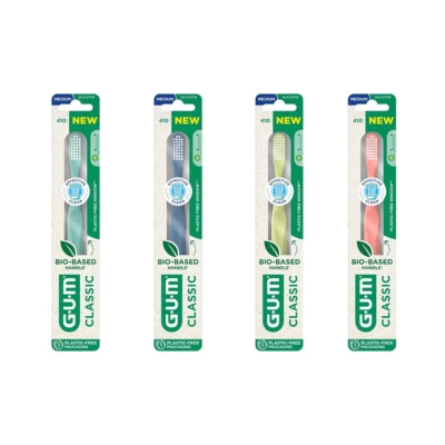 Gum Brosse à dents biosourcée medium Classic 410