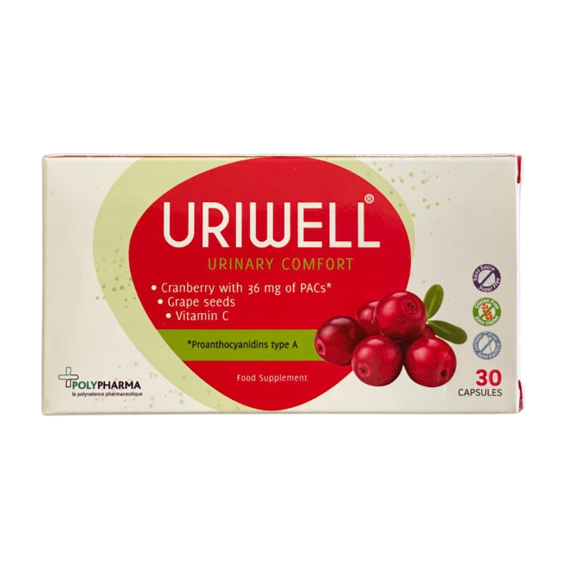 Polypharma uriwell confort urinaire 30 gelules Polypharma uriwell confort urinaire 30 gelules