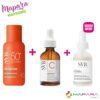 SVR Éclat et Protection Peau Nue Ampoule C + Aqua Fluide SPF50+ + Ampoule Clairial Offerte