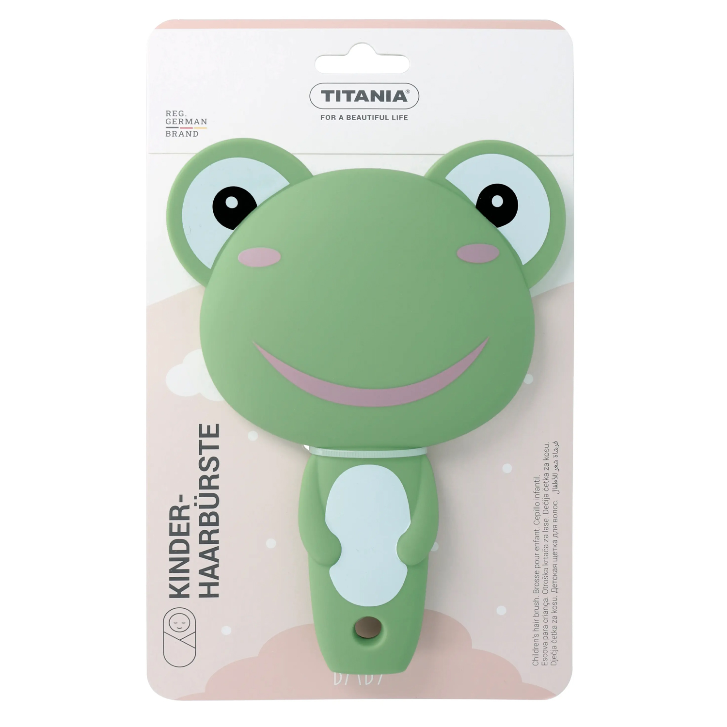 Titania brosse pour enfants grenouille - 1786 Titania brosse pour enfants grenouille - 1786