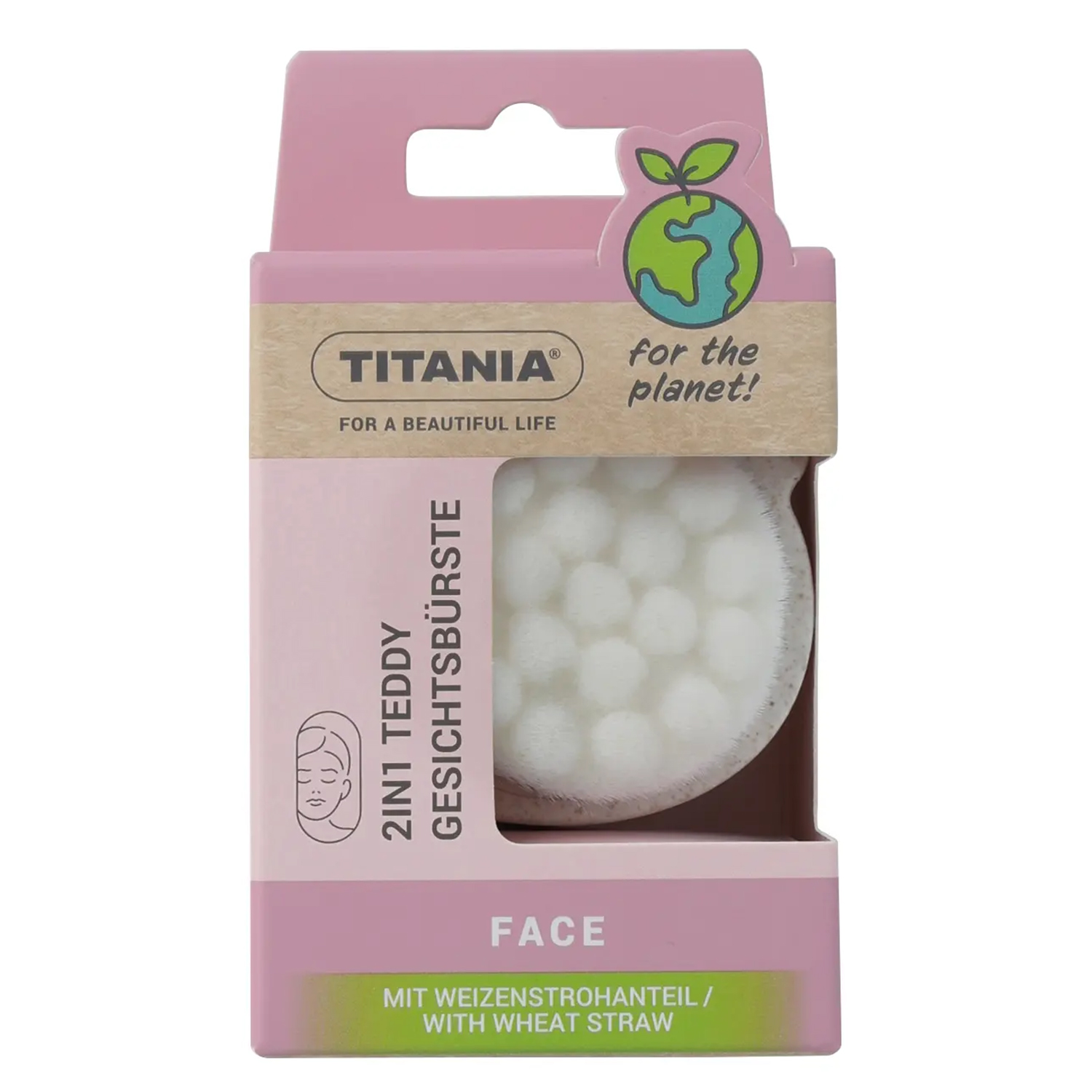 Titania brosse visage extra douce teddy - 1920 Titania brosse visage extra douce teddy - 1920