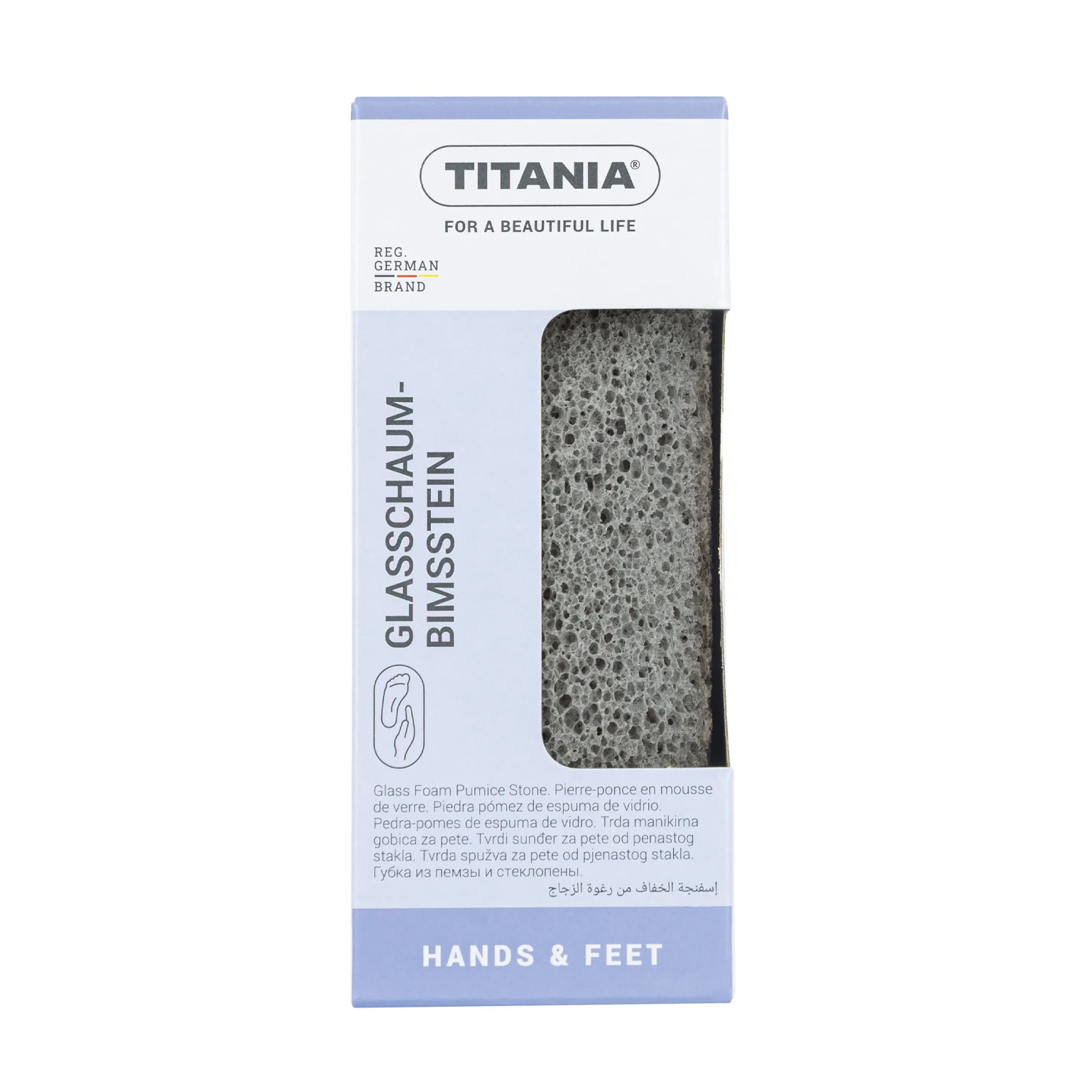 Titania eponge ponce en mousse de verre 3000/6gs Titania eponge ponce en mousse de verre 3000/6gs