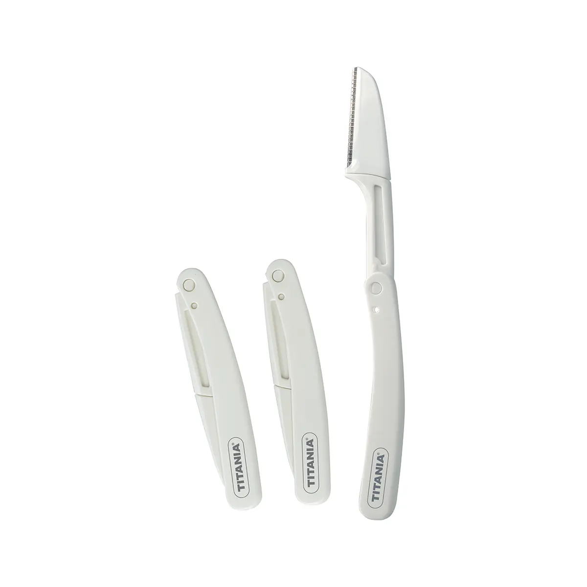 Titania rasoirs a sourcils pliables lot de 3 - 2940 Titania rasoirs a sourcils pliables lot de 3 - 2940