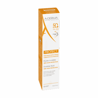 A-DERMA Protect Fluide Invisible Très Haute Protection SPF50+ 40ml