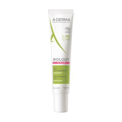 A-DERMA Biology Calm Soin Apaisant Peaux Reactives 40ml