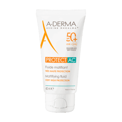 A-DERMA Protect Ac Fluide Matifiant SPF50+ 40 ml