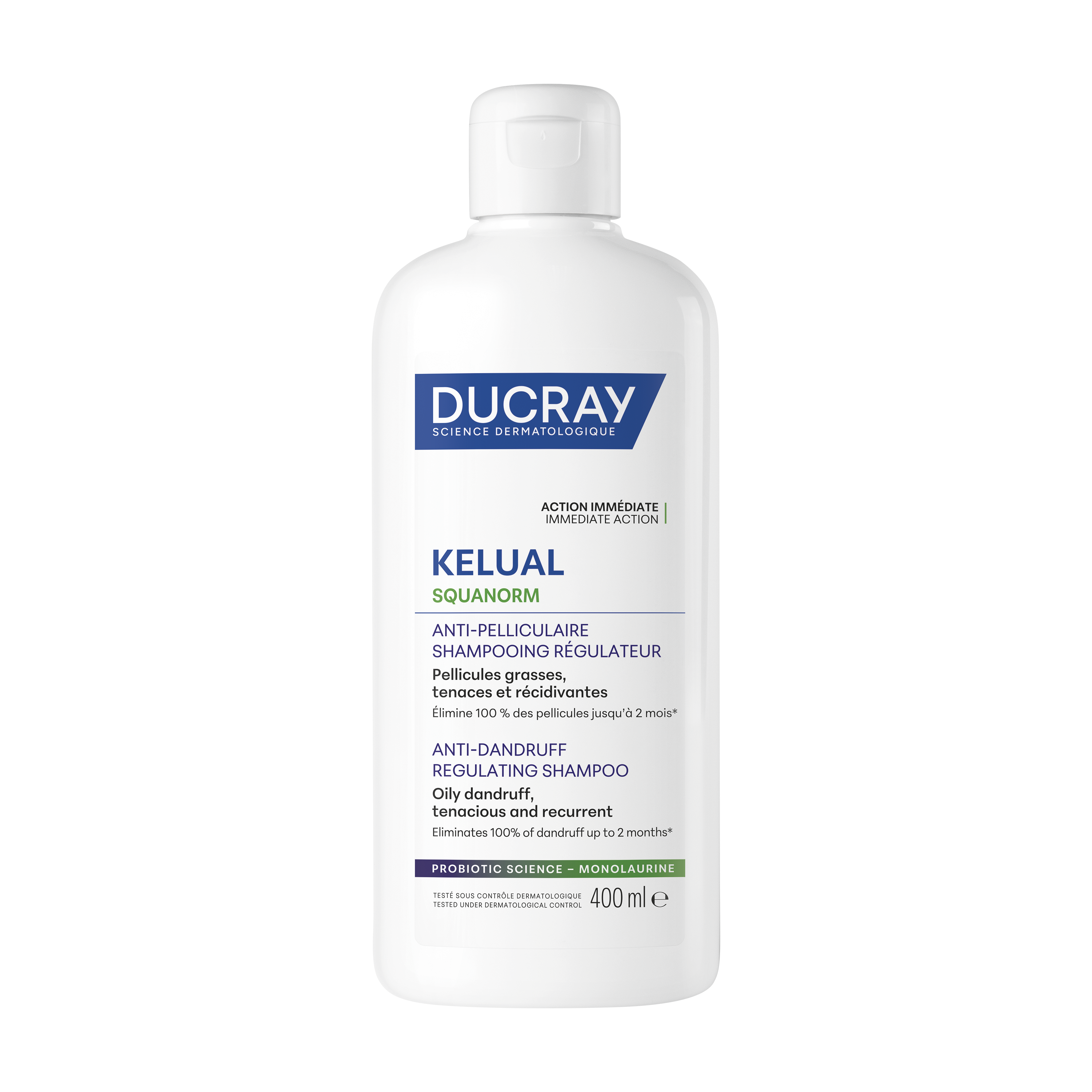 Ducray kelual squanorm shampoing traitant régulateur pellicules grasses 200ml Ducray kelual squanorm shampoing traitant régulateur pellicules grasses 200ml